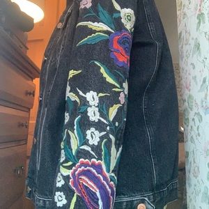 Embroidered Denim jacket